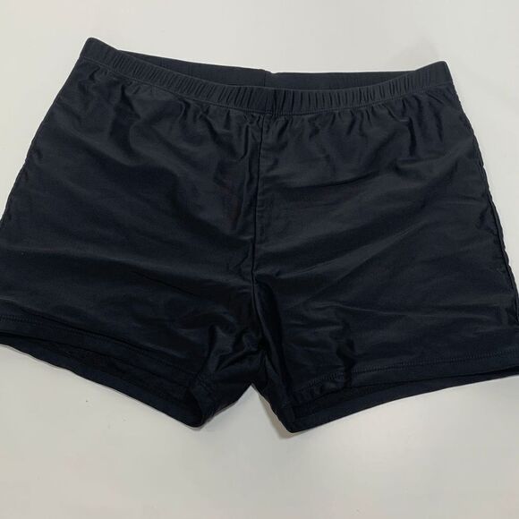 Baleaf womens Athletic Boxer Cycling Shorts Stretch Black XXL - Picture 1 of 4